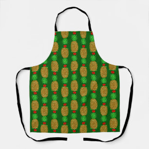 Tablier Ananas de Noël Tropical Noël chaud Noël Gre