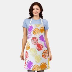 Tablier Ananas tropical Momona Hawaiian - Couleurs chaudes