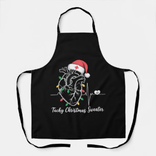 Tablier Anatomie du cœur Noël Infirmière Cardiaque Tachy N