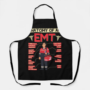 Tablier Anatomie D'Un EMT Paramedic EMT EMS Health Care Em