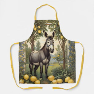 Tablier Âne vintage sous les citronniers