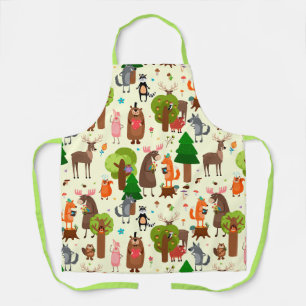 Tablier Animaux forestiers adorables