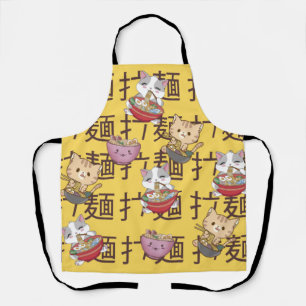 Tablier Anime japonais Cat Ramen Noodles