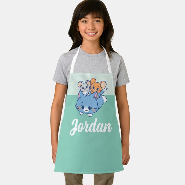 Tablier Anime Tom, Jerry et Tuffy (Insitu)