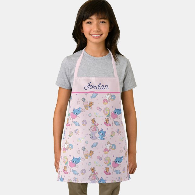 Tablier Anime Tom, Jerry et Tuffy Candyland Motif (Insitu)