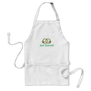 Tablier Anneaux Claddagh de jeunes mariés