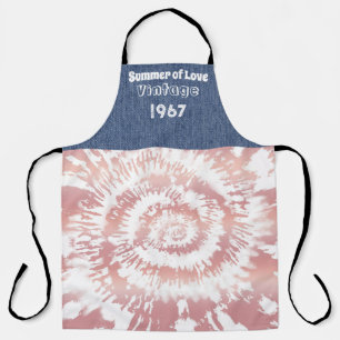 Tablier Année de naissance Hippie Teinture à tarte tout-en