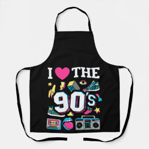 Tablier Années 90 I Heart the Nineties