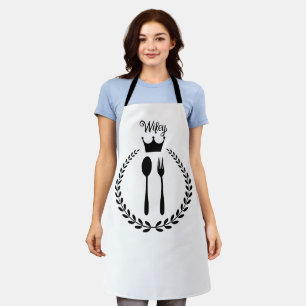 Tablier Appartement de cuisine pour femme personnalisée