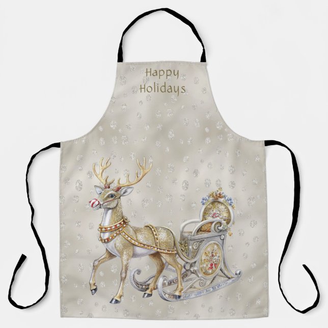 Tablier Appartement de vacances Reindeer Sleigh (Recto)