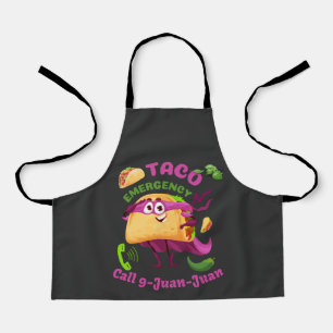 Tablier Appel d'urgence Taco 9 Juan Juan Mexicain