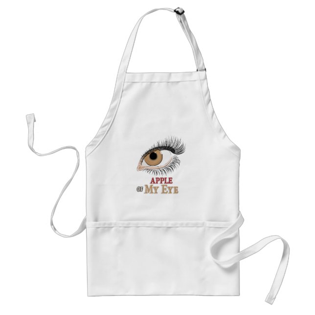 Tablier Apple de mes yeux cils Art Apron (Devant)