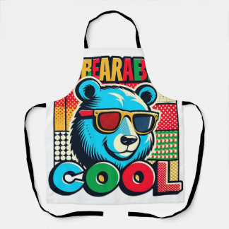 Tablier Approbateur cool amoureux de l'ours