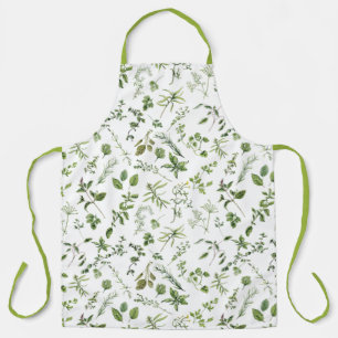 Tablier Apron à thème herbacé