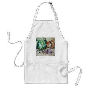 Tablier Apron Ann Hayes Peinture Coques de mer