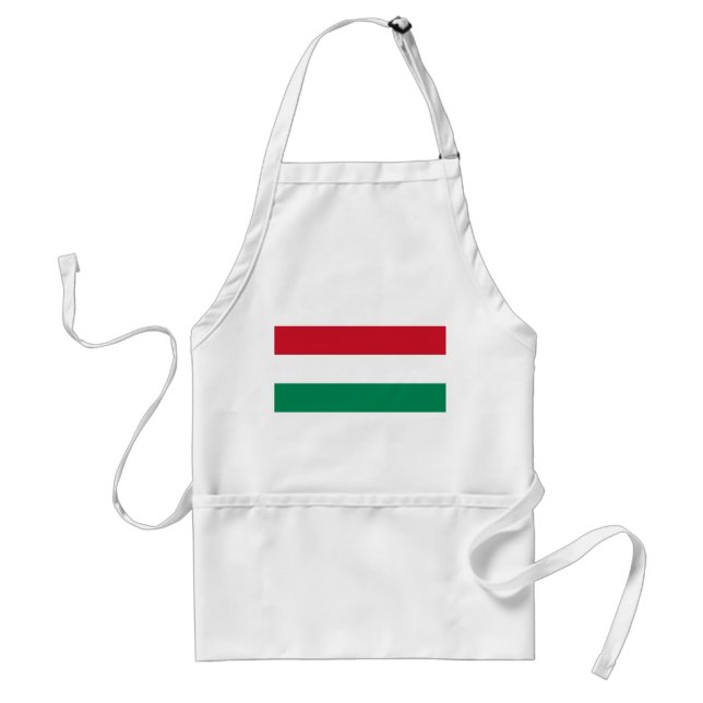 Tablier Apron avec Drapeau de Hongrie (Devant)