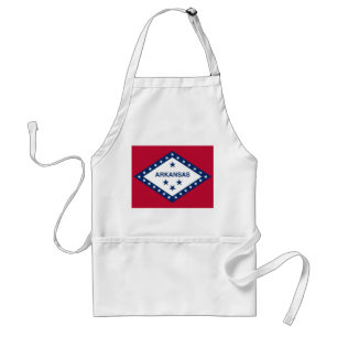 Tablier Apron avec Drapeau de l'Arkansas, U.S.A.