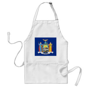 Tablier Apron avec Drapeau de New York, U.S.A.