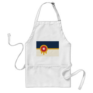Tablier Apron avec drapeau de Tulsa, Oklahoma