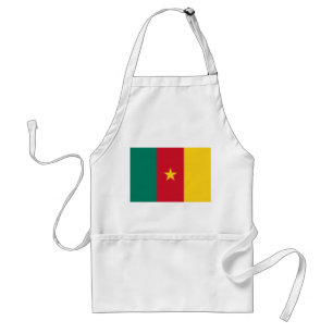 Tablier Apron avec drapeau du Cameroun