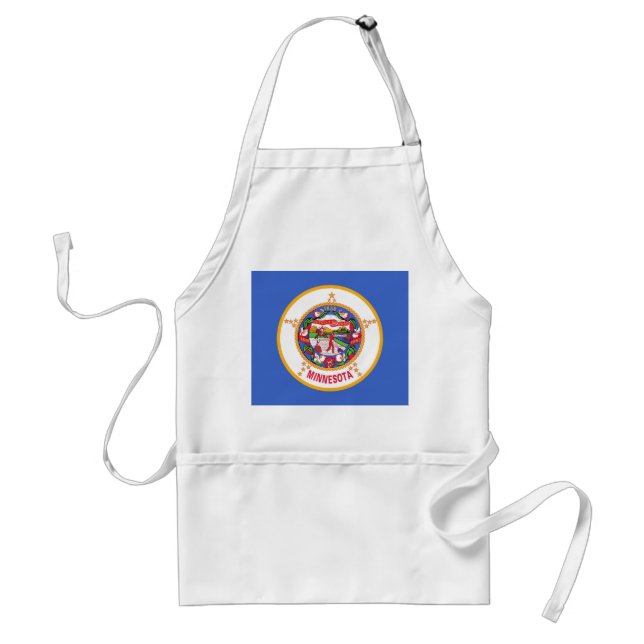 Tablier Apron avec Drapeau du Minnesota, États-Unis (Devant)