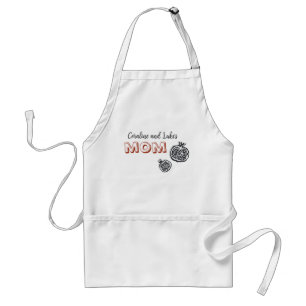Tablier Apron avec grenades et inscription "maman"