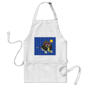 Tablier Apron Baby Basset Hound Heure d'été