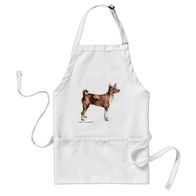 Tablier Apron : Basenji (Devant)