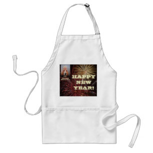 Tablier Apron Bonne Année Avec Basset Hound King