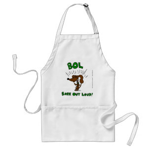 Tablier Apron central "BOL Bark Out Loud"