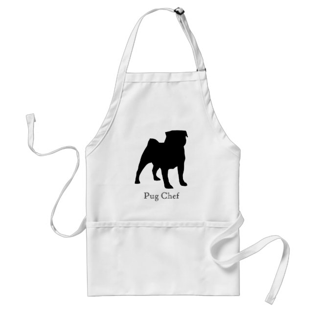 Tablier Apron Chef Carlin noir (Devant)