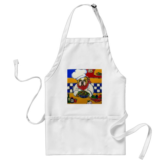 Tablier Apron, chef de Bulldog (Devant)