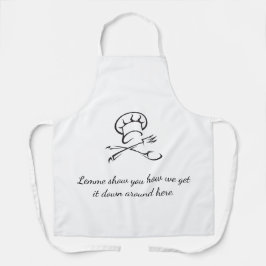 Tablier Apron Chef gras et drôle