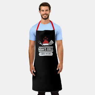 Tablier Apron Chef Personnalisé : Nom Personnalisé Et Jeu 