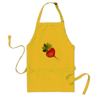 Tablier Apron de betterave aquarelle