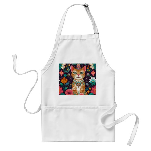 Tablier Apron de chat Bejewned Crowned (Devant)