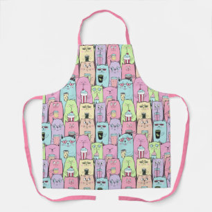 Tablier Apron de chats mignons