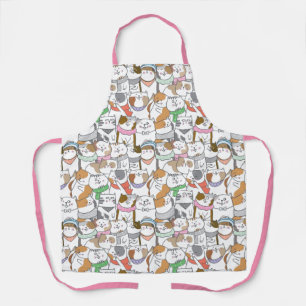 Tablier Apron de chats mignons