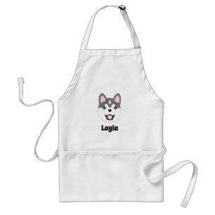 Tablier Apron de Chien Husky Personnalisé Sibérien
