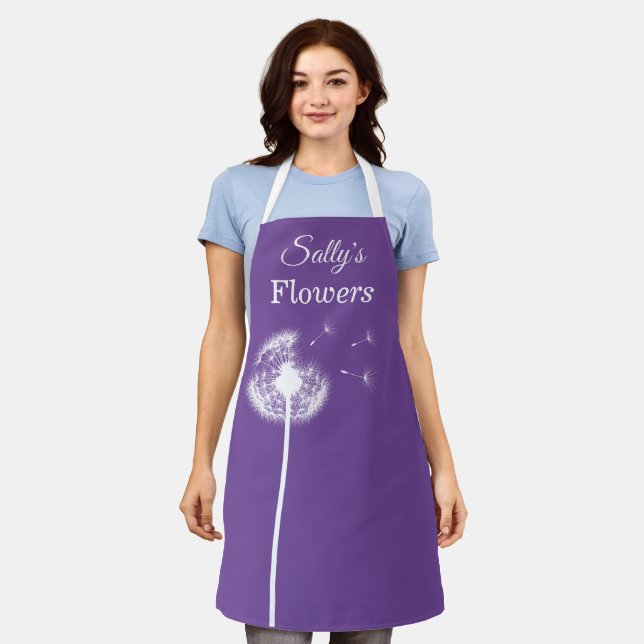 Tablier Apron de Dandelion violet (Porté)