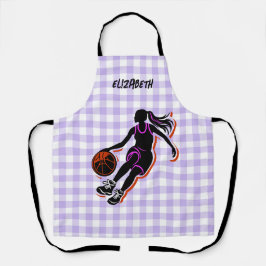 Tablier Apron de fille de basket-ball personnalisée
