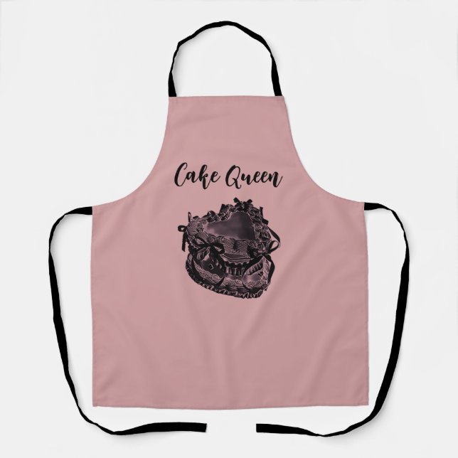 Tablier Apron de la reine du gâteau (Recto)