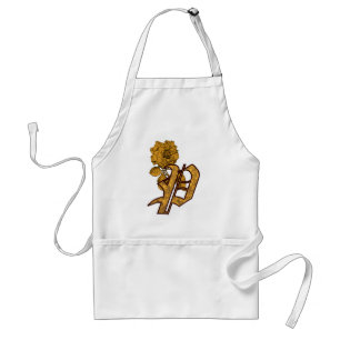 Tablier Apron de pivoine d'or P