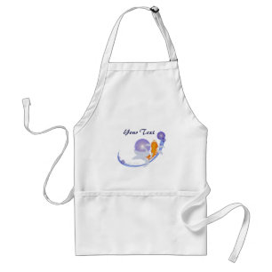 Tablier Apron de poisson rouge
