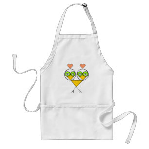 Tablier Apron des Lovebirds fractés surréalistes