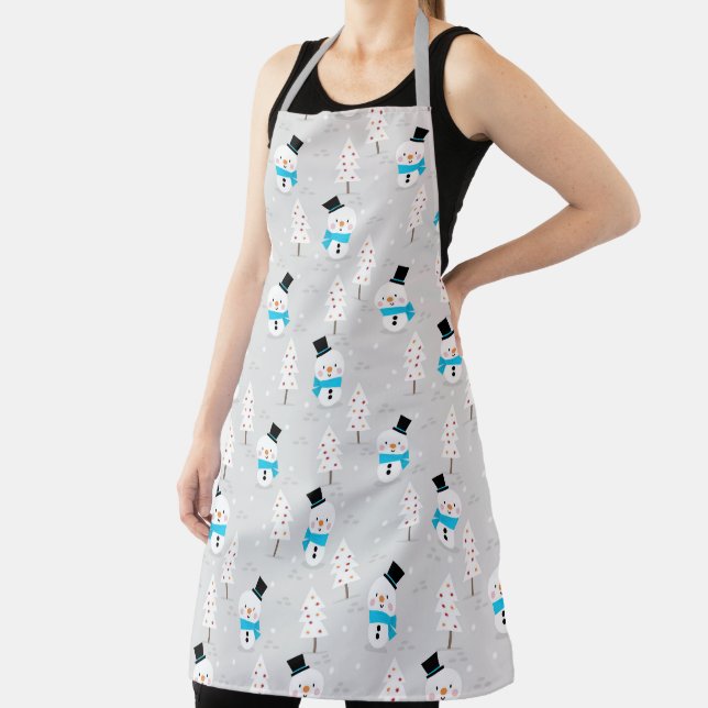 Tablier Apron des neiges et des arbres de Noël (Insitu)