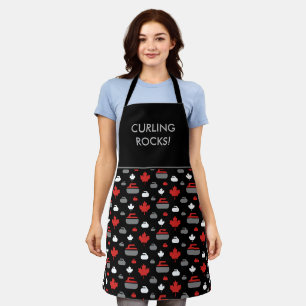 Tablier Apron des rochers de curling du Canada