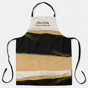 Tablier Apron d'expert en esthétique de la poussière d'or