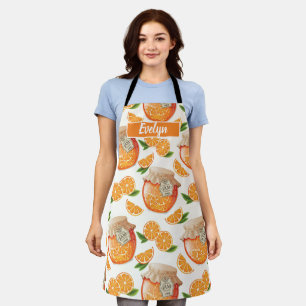 Tablier Apron d'impression recto verso de la confiture ora