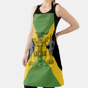 Tablier Apron d'impression tout-en-un jamaïcain